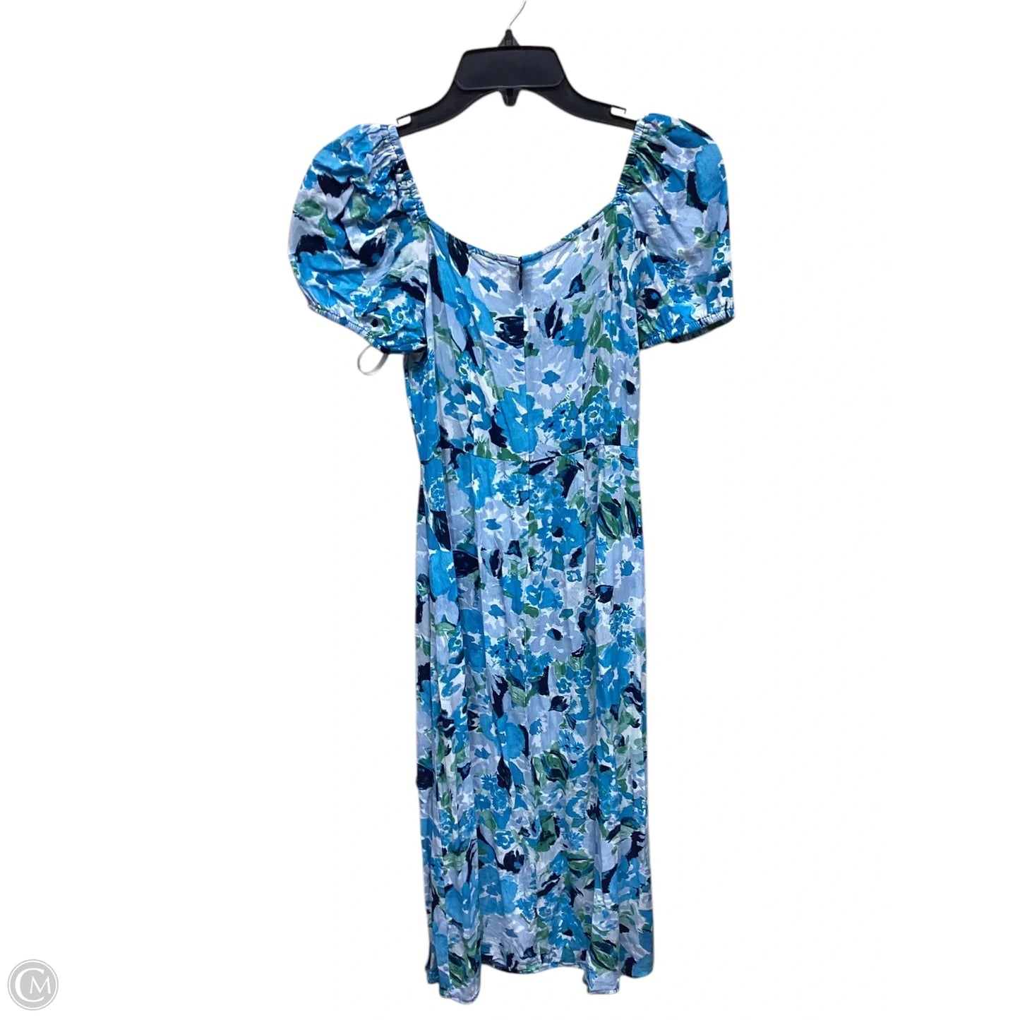 Dress Casual Midi By Loft In Black, Size: 2p