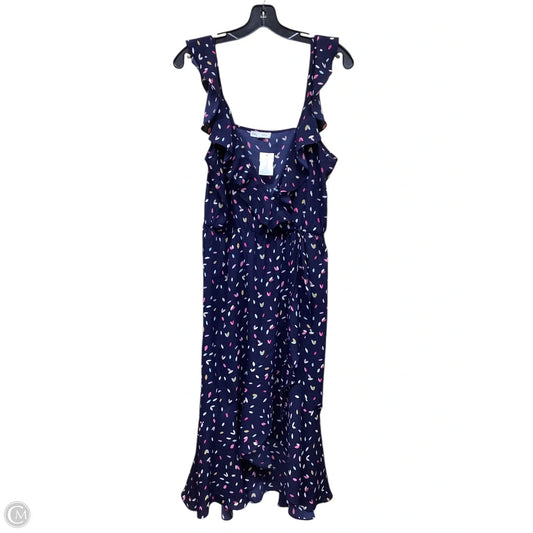 Dress Casual Midi By Socialite In Multi-colored, Size: L