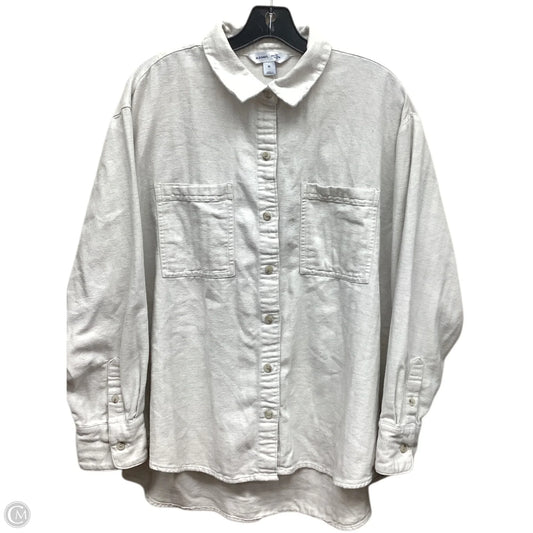 Top Long Sleeve By Old Navy In Taupe, Size: Xl