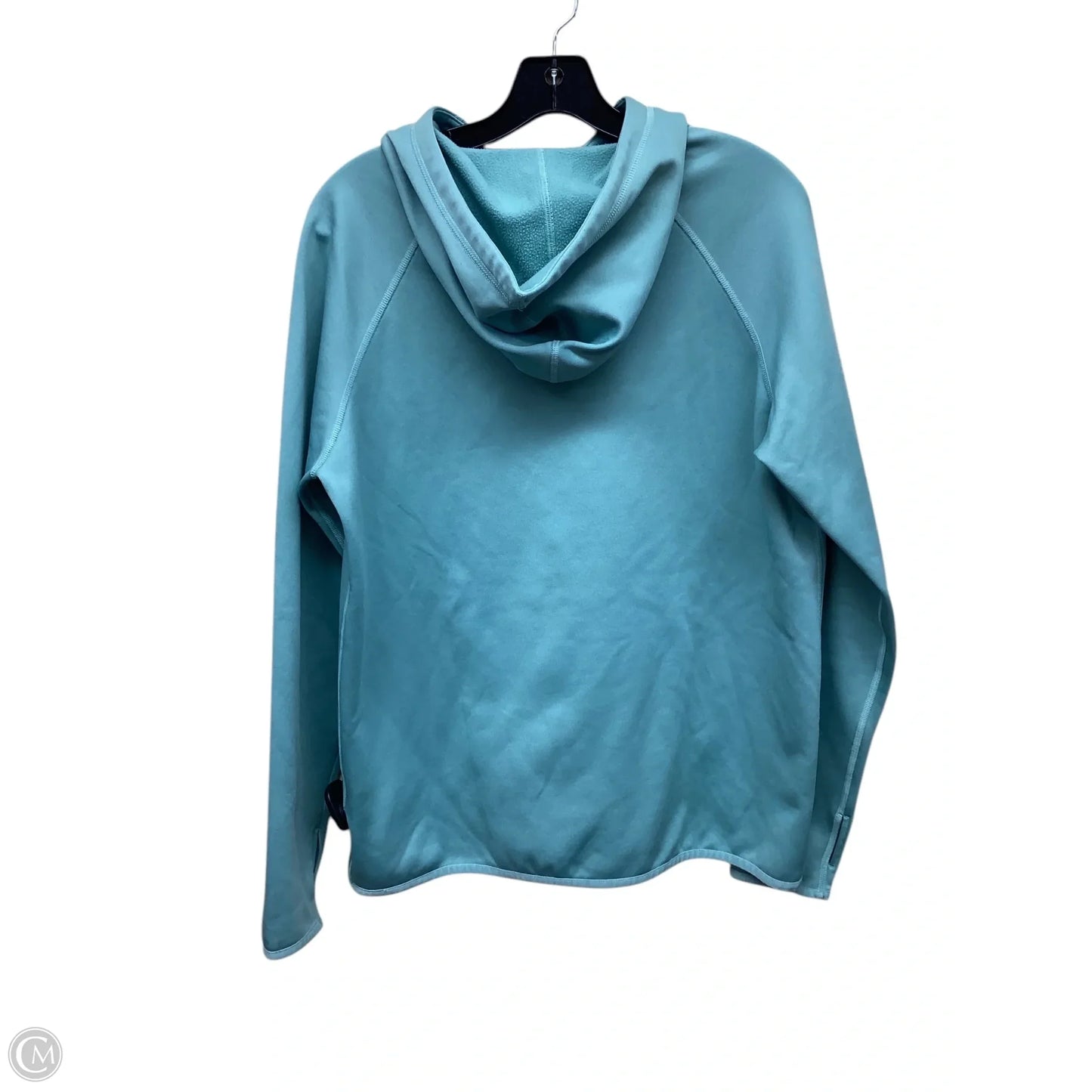 Athletic Sweatshirt Hoodie By Nike Apparel In Green, Size: M