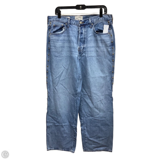 Jeans Wide Leg By Universal Thread In Blue Denim, Size: 10