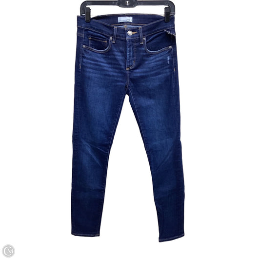 Jeans Skinny By Loft In Blue Denim, Size: 0