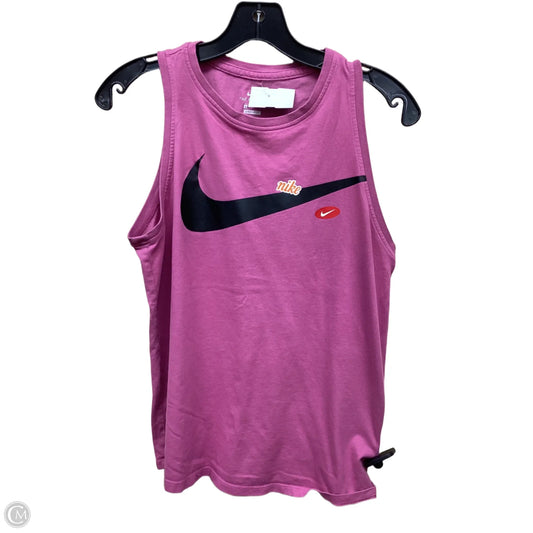 Athletic Tank Top By Nike Apparel In Purple, Size: S