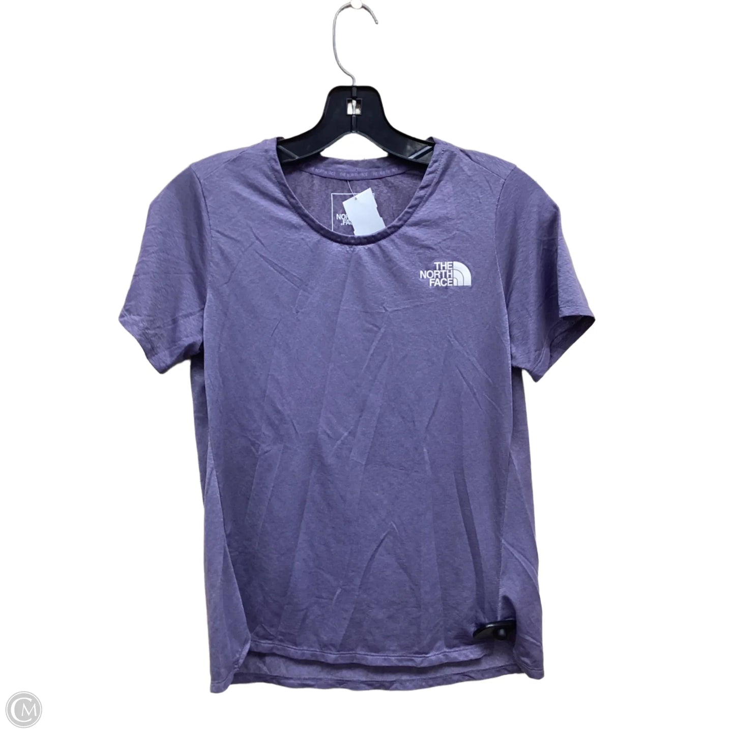 Athletic Top Short Sleeve By The North Face In Purple, Size: S