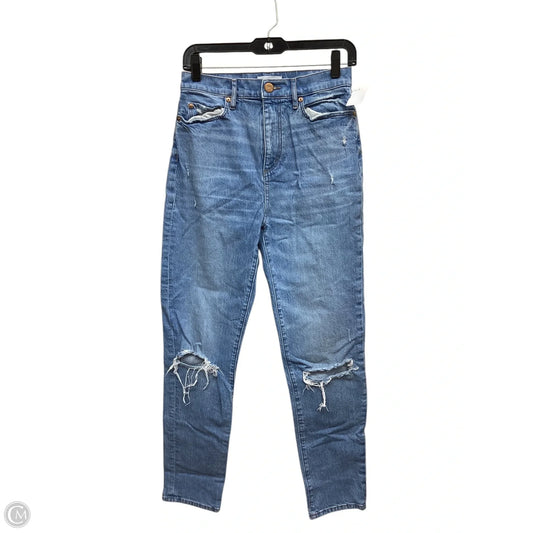 Jeans Boyfriend By Loft In Blue Denim, Size: 0