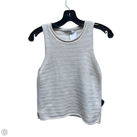 Top Sleeveless By Madewell In Cream, Size: Xxs