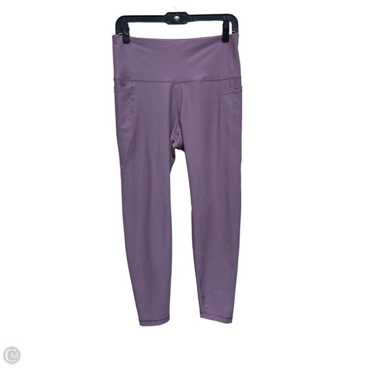 Athletic Leggings By Old Navy In Purple, Size: L