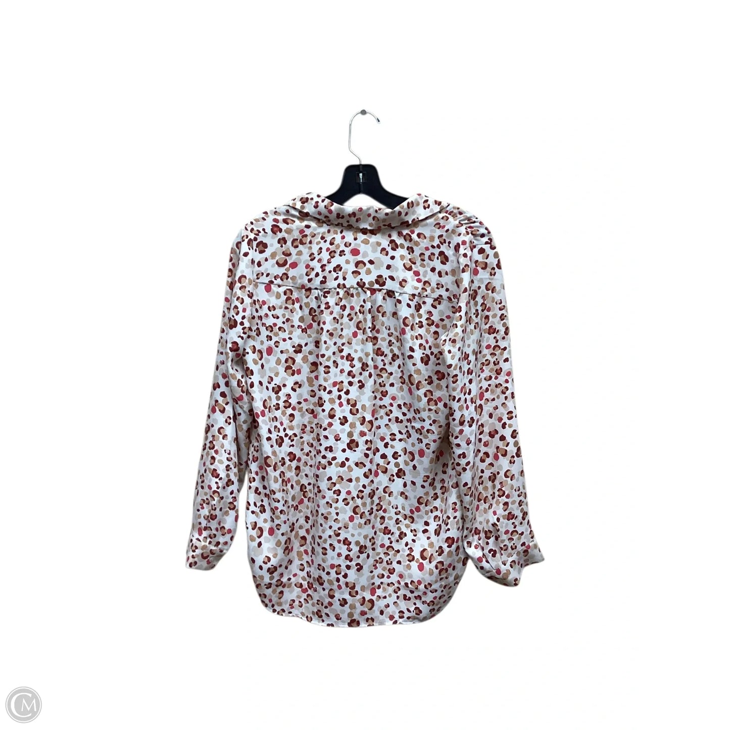 Top Long Sleeve By Ann Taylor In Red & White, Size: Sp