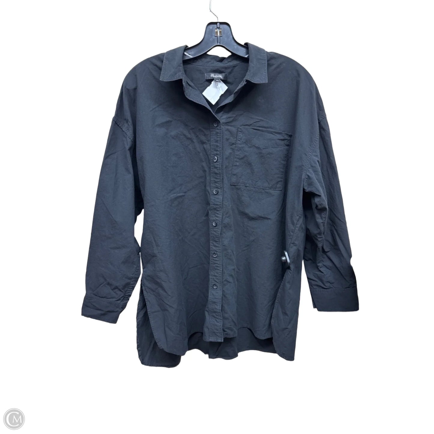 Top Long Sleeve By Madewell In Black, Size: M