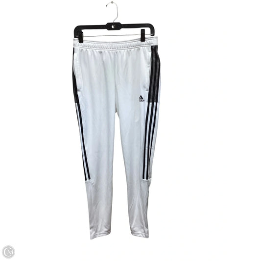 Athletic Pants By Adidas In White, Size: S