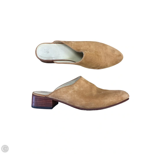 Shoes Heels Block By Clothes Mentor In Brown, Size: 9.5