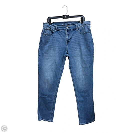 Jeans Boyfriend By Old Navy In Blue Denim, Size: 12