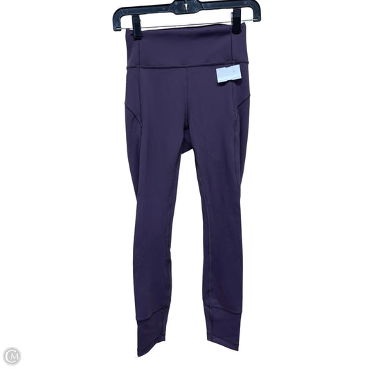 Athletic Leggings By Lululemon In Purple, Size: 4
