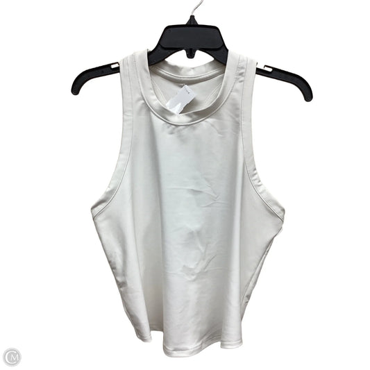 Athletic Tank Top By Old Navy In White, Size: L