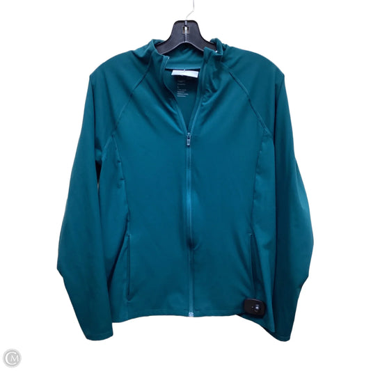 Athletic Jacket By Gapfit In Green, Size: L
