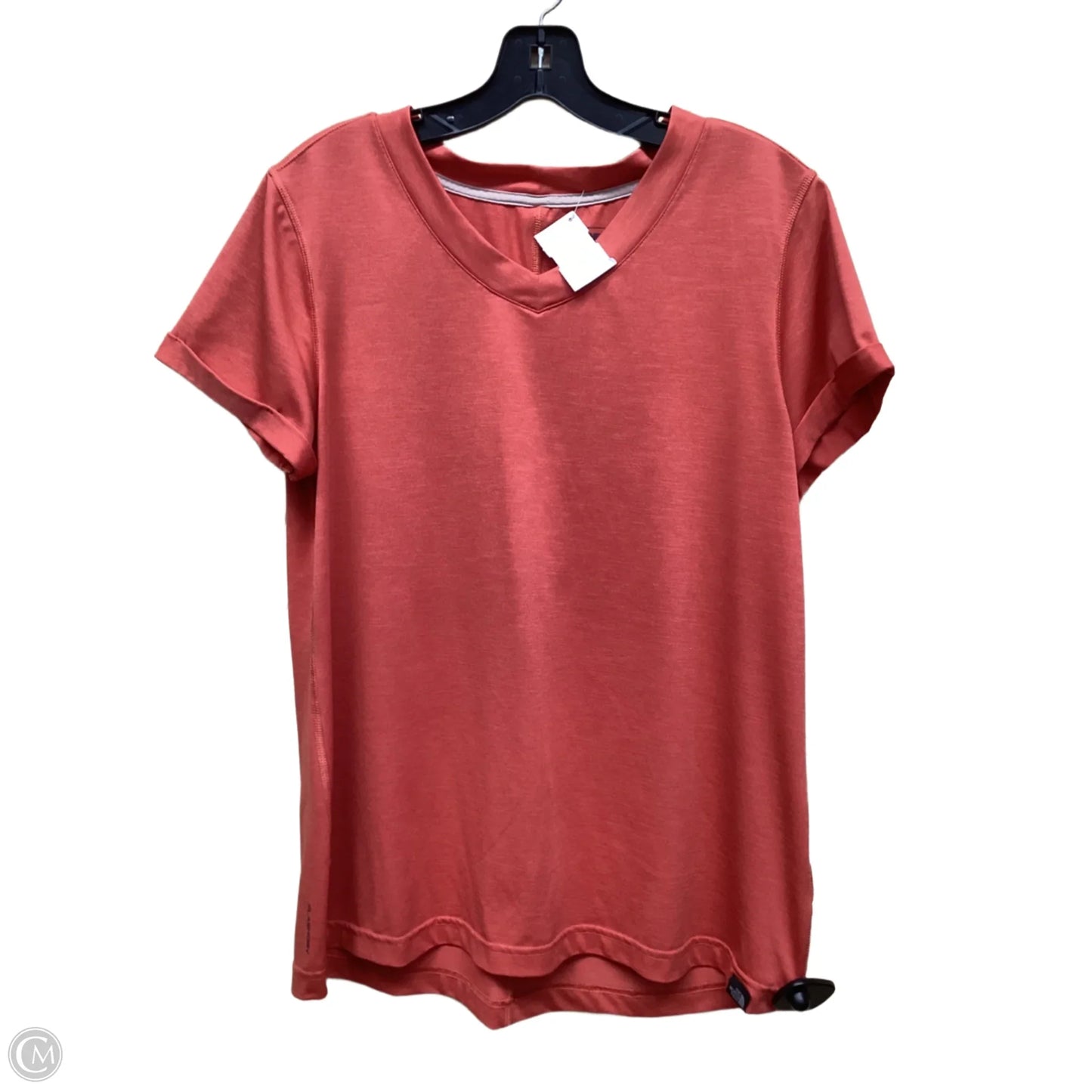 Athletic Top Short Sleeve By The North Face In Red, Size: L