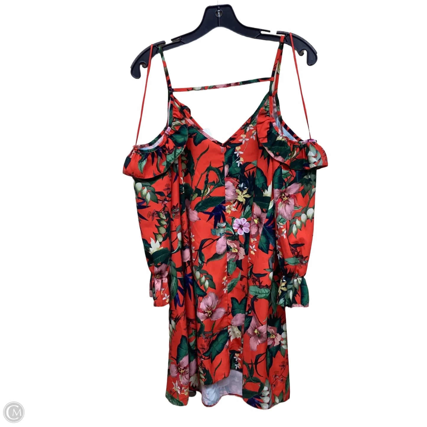 Dress Casual Short By Clothes Mentor In Floral Print, Size: 8