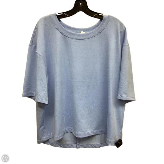 Athletic Top Short Sleeve By Apana In Purple, Size: Xl