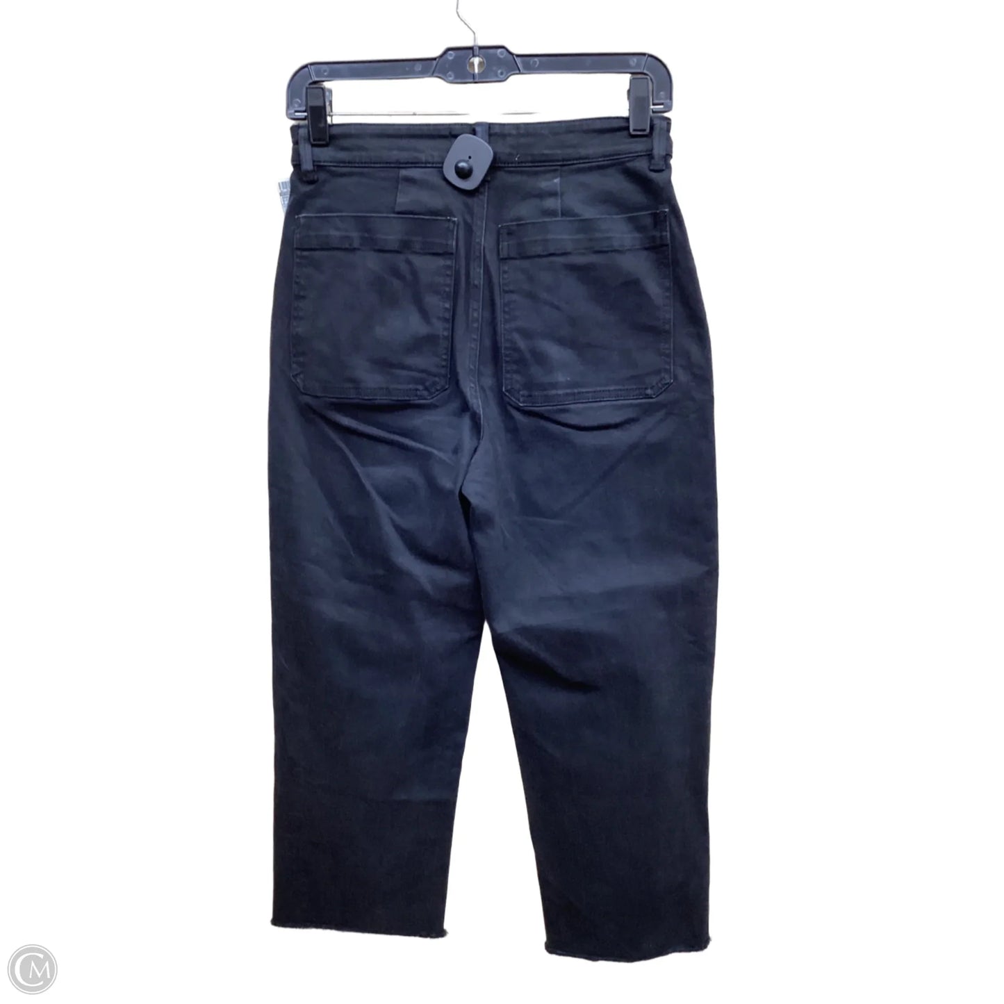 Jeans Cropped By Everlane In Black Denim, Size: 2