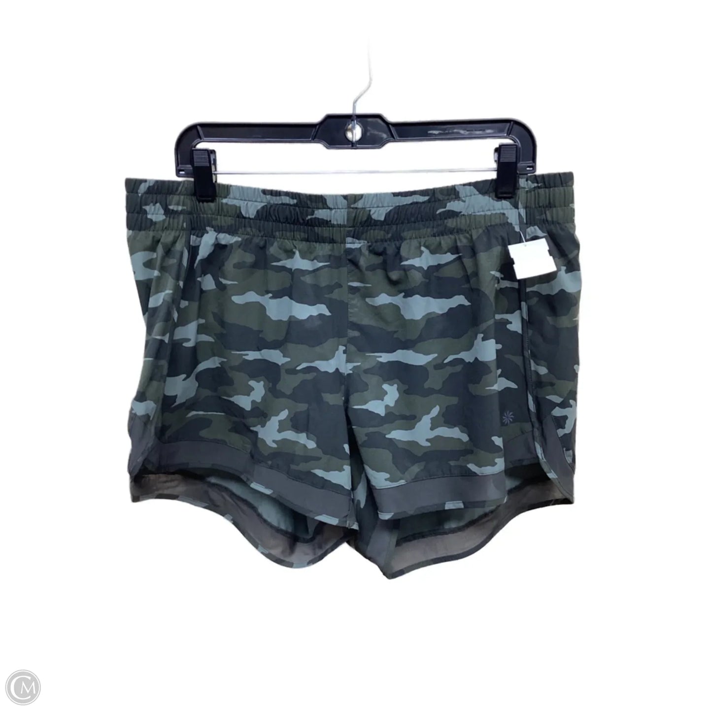 Athletic Shorts By Athleta In Camouflage Print, Size: Xl