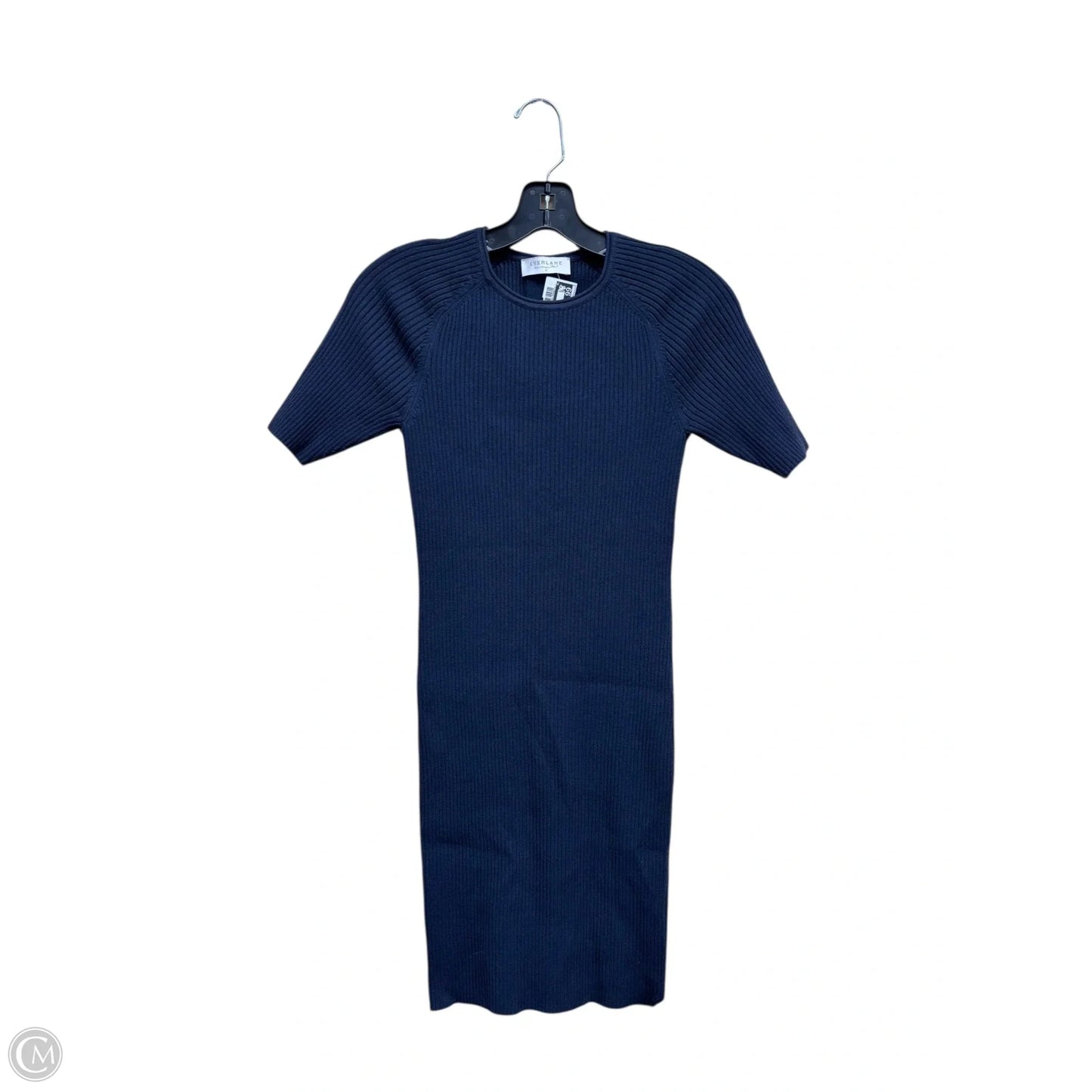 Dress Casual Midi By Everlane In Blue, Size: M