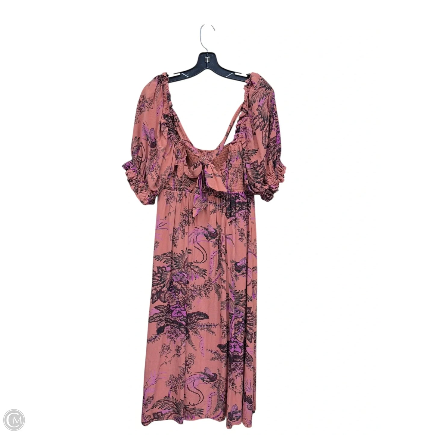 Dress Casual Midi By Anthropologie In Floral Print, Size: S