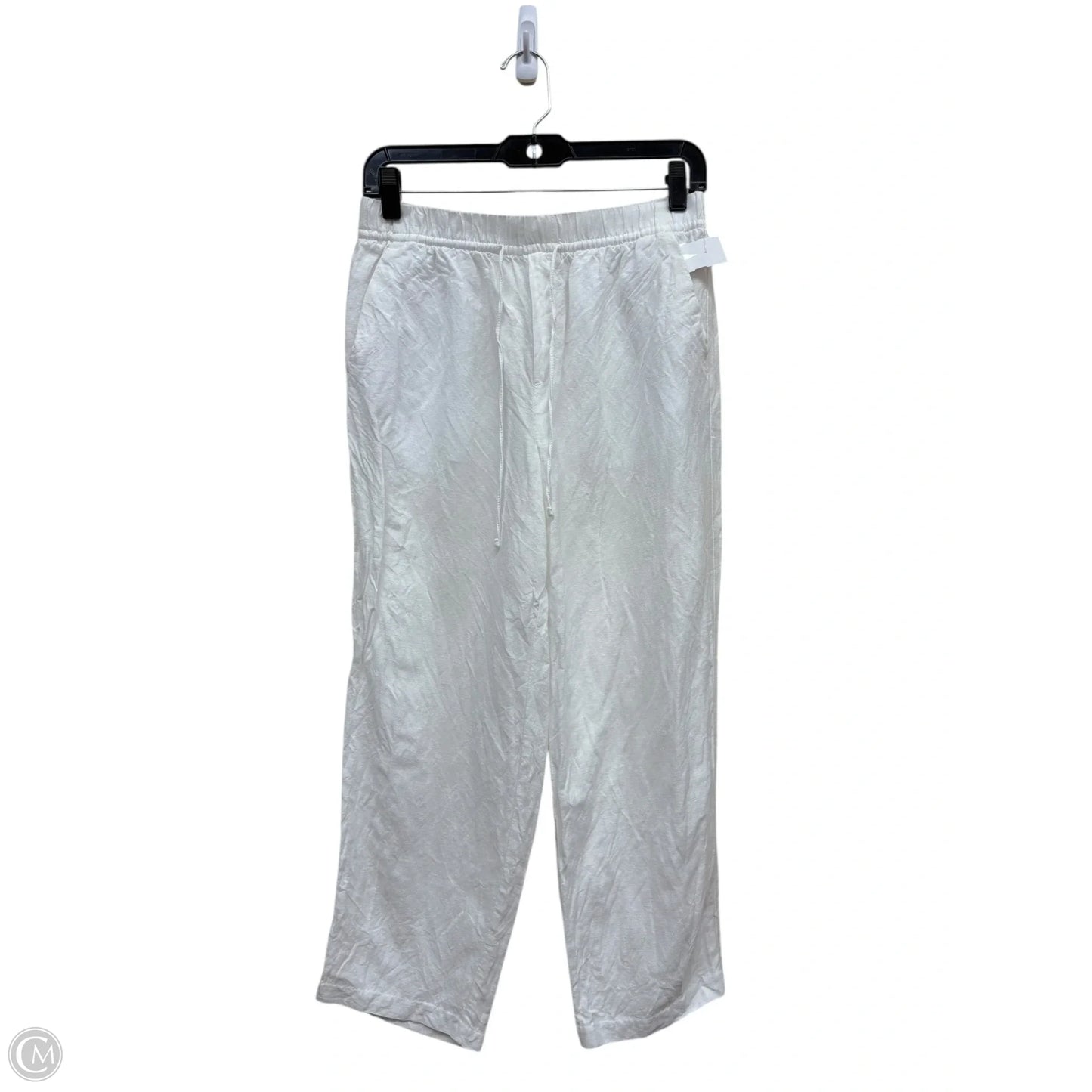Pants Linen By H&m In White, Size: S
