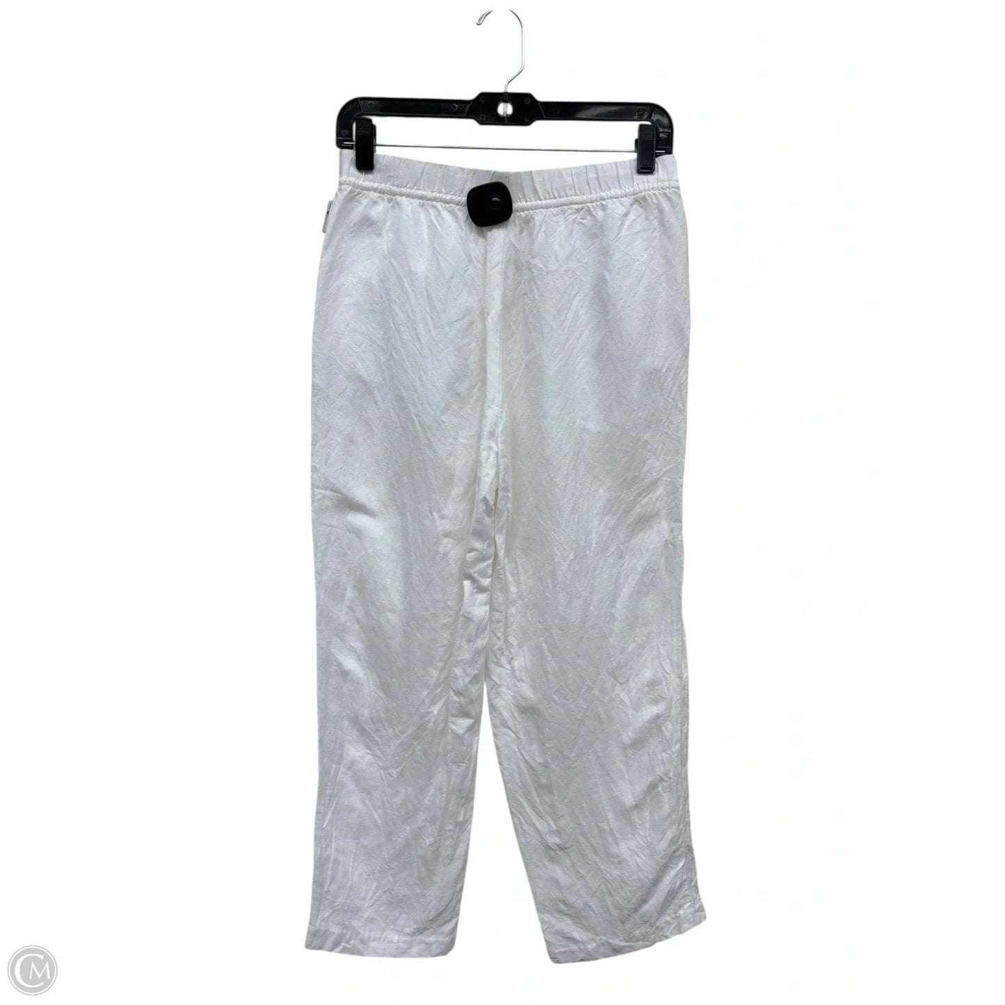 Pants Linen By H&m In White, Size: S