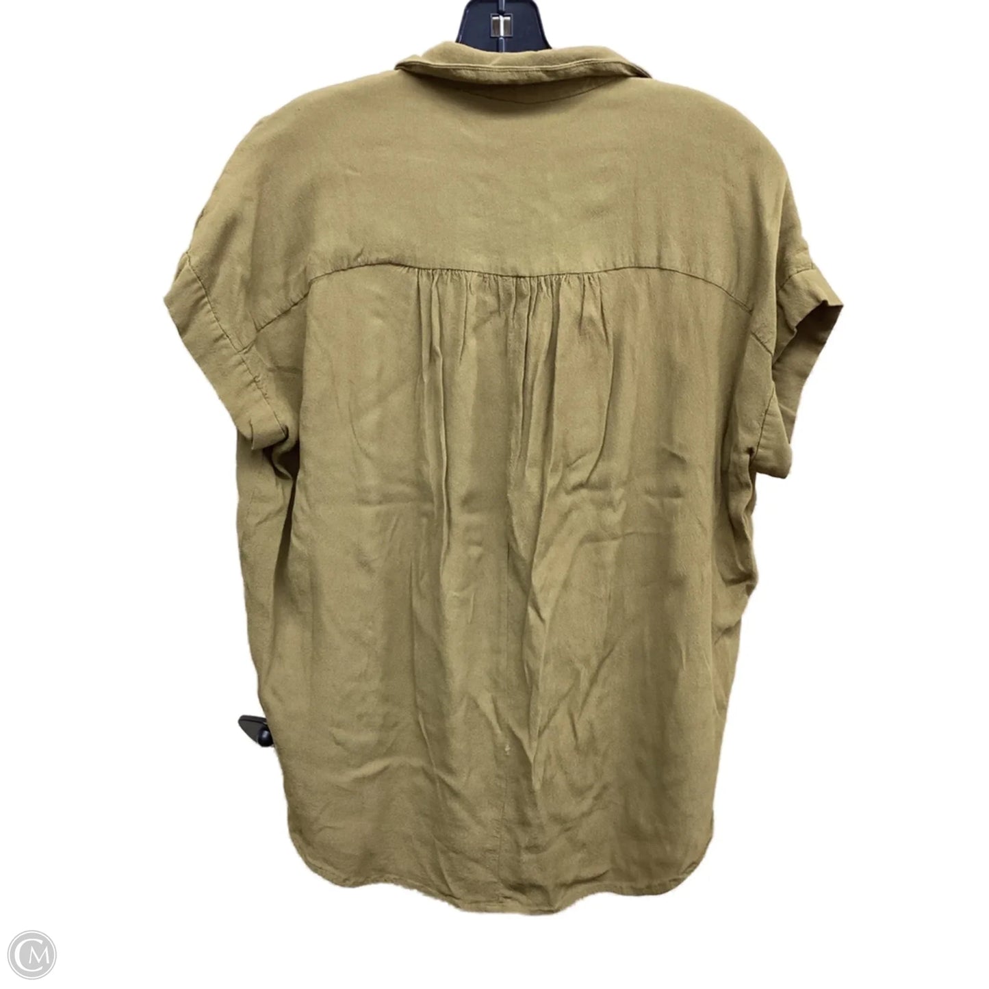 Top Short Sleeve By Madewell In Green, Size: Xs