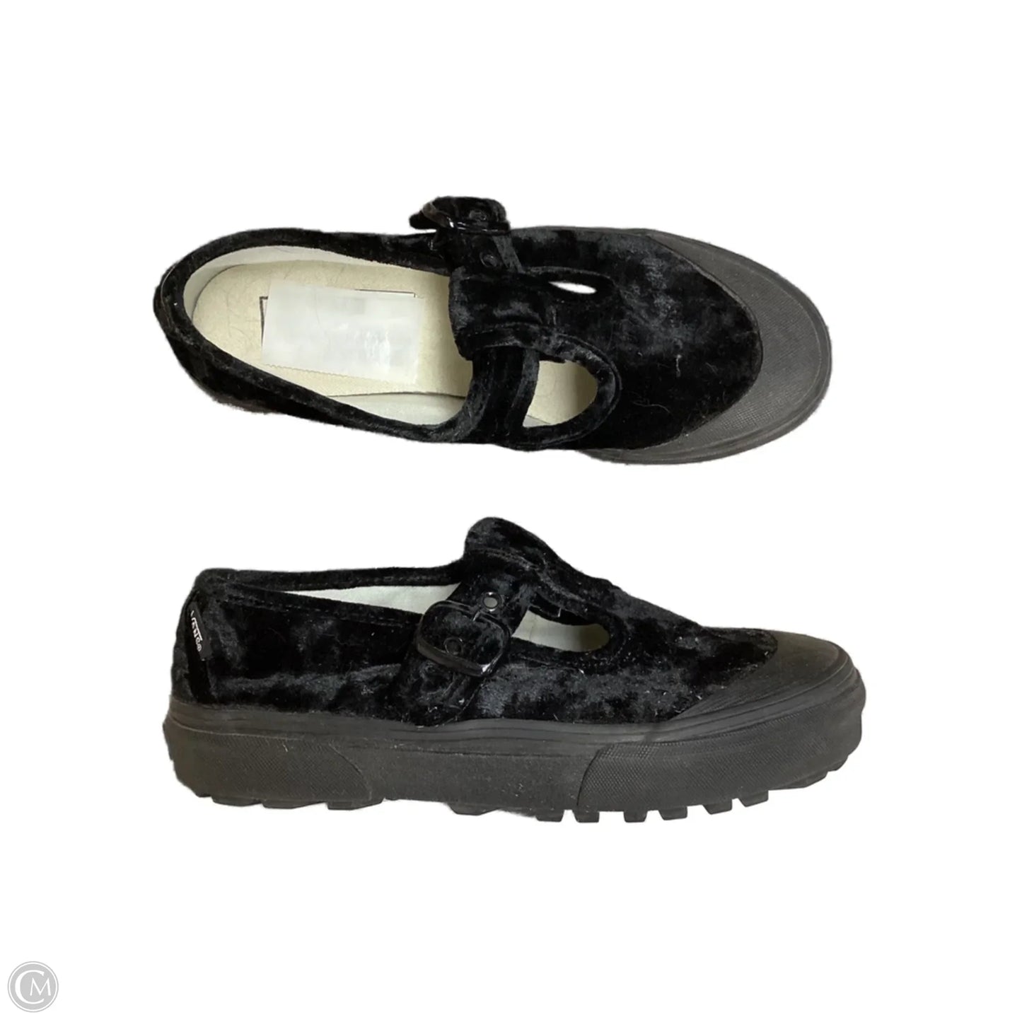 Shoes Sneakers By Vans In Black, Size: 7