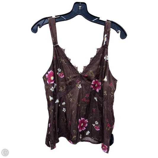 Top Sleeveless By Old Navy In Floral Print, Size: S