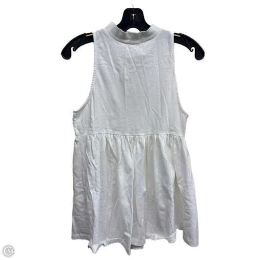 Top Sleeveless By Free People In White, Size: S