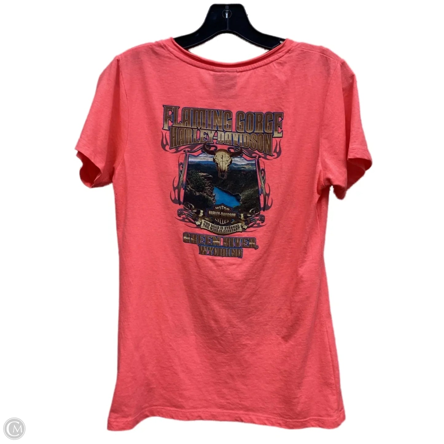 Top Short Sleeve By Harley Davidson In Pink