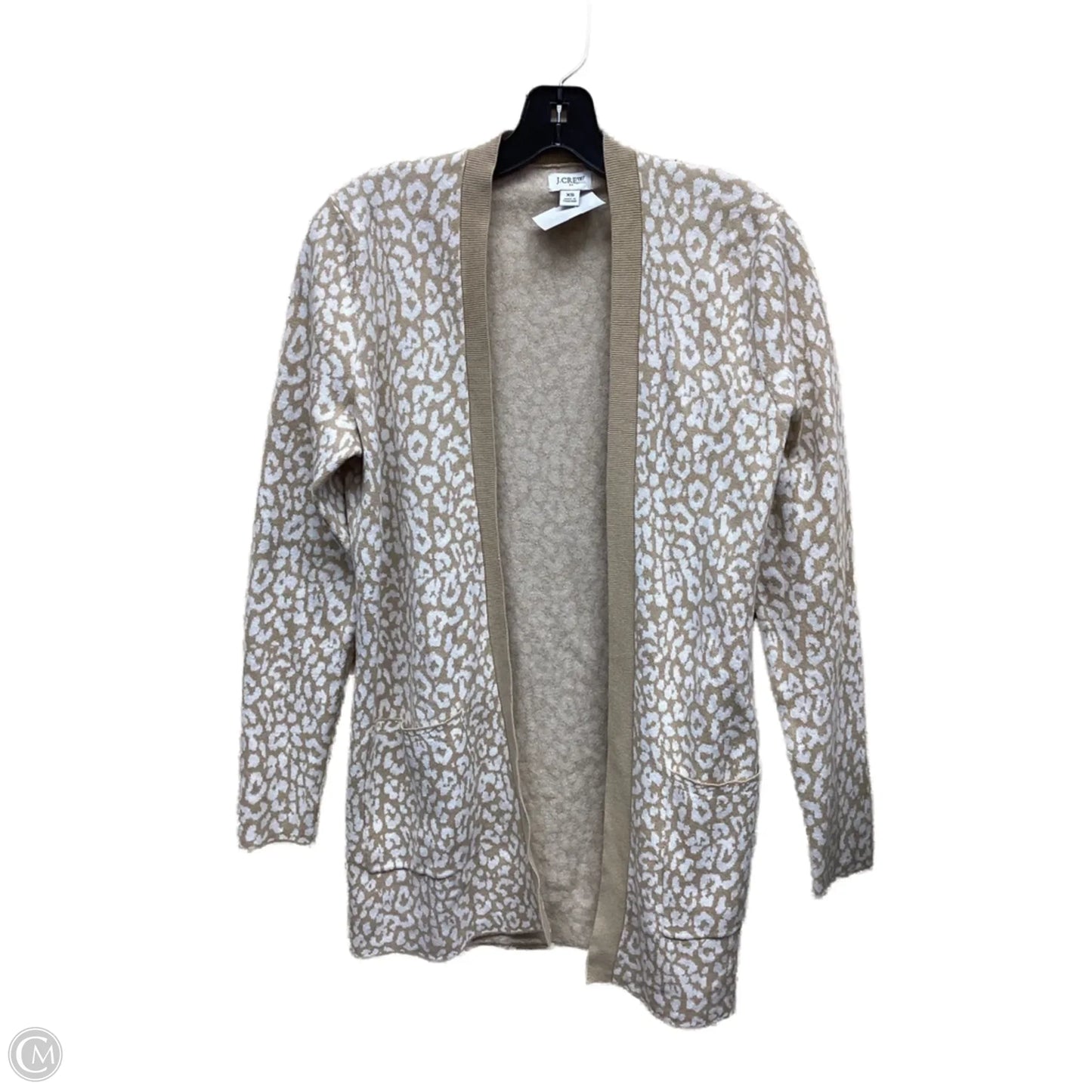 Cardigan By J. Crew In Animal Print, Size: Xs