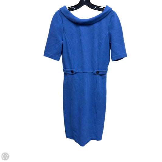 Dress Casual Midi By Boden In Blue, Size: 8