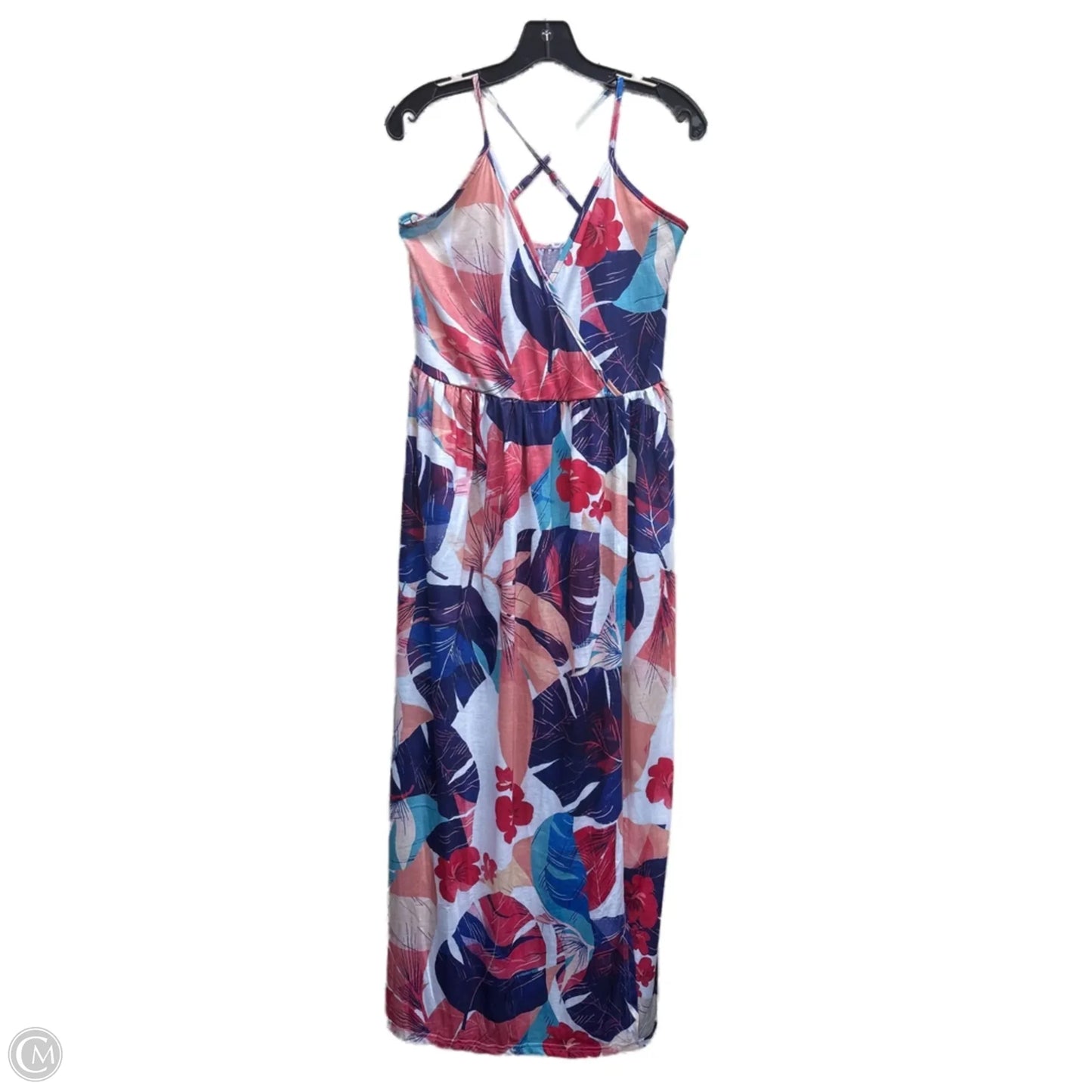 Dress Casual Maxi By Clothes Mentor In Multi-colored, Size: L