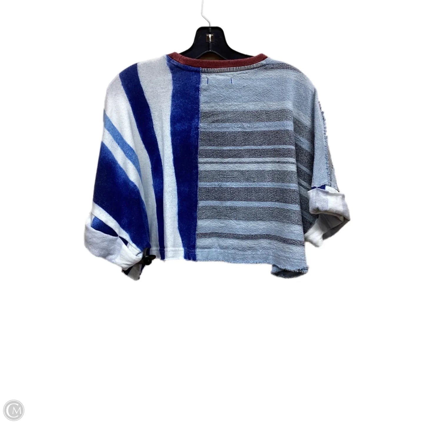 Top Short Sleeve By We The Free In Blue & Grey, Size: Xs