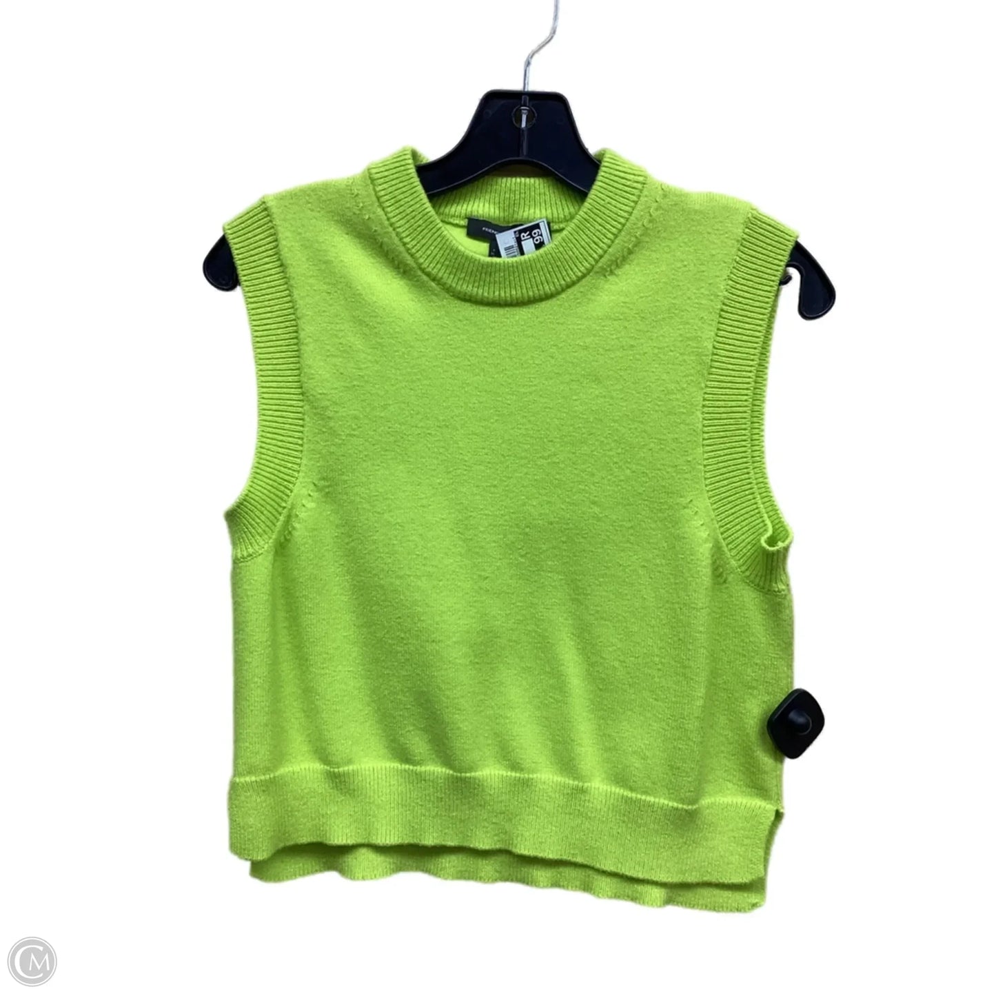 Top Sleeveless By French Connection In Green, Size: M