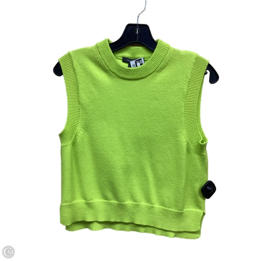 Top Sleeveless By French Connection In Green, Size: M