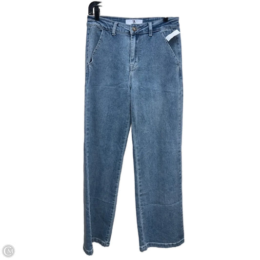 Jeans Wide Leg By Flying Monkey In Blue Denim, Size: 6