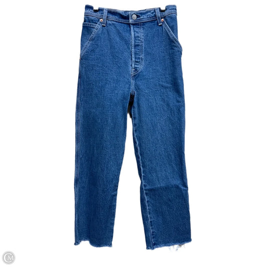 Jeans Straight By Levis In Blue Denim, Size: 6