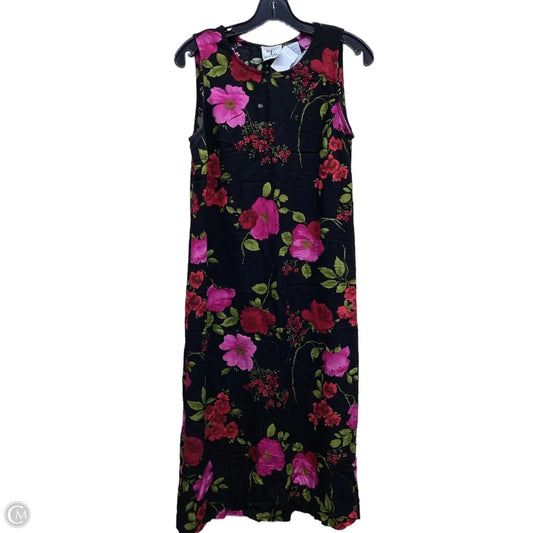 Dress Casual Midi By Clothes Mentor In Floral Print, Size: 10
