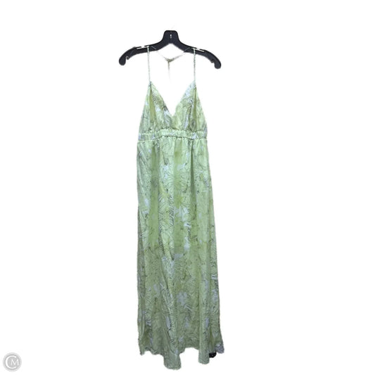 Dress Casual Maxi By Forever 21 In Green, Size: M