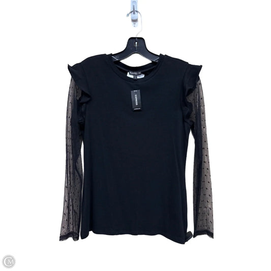 Top Long Sleeve By Express In Black, Size: M