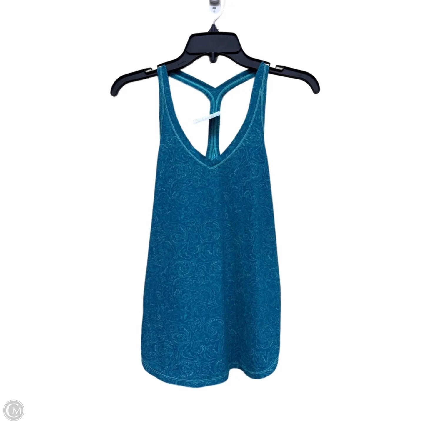 Athletic Tank Top By Lululemon In Blue & Green