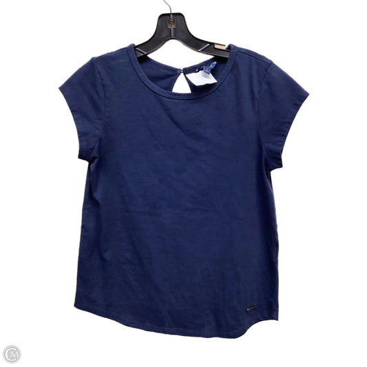 Top Short Sleeve By Nautica In Blue, Size: S