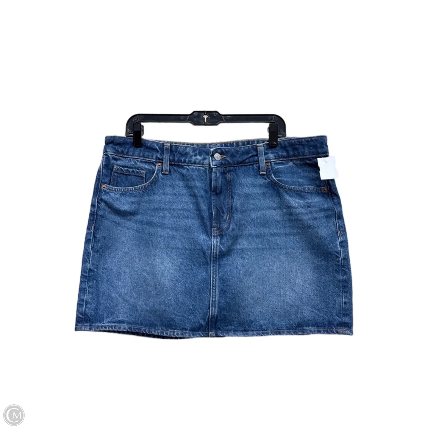 Skirt Mini & Short By Old Navy In Blue Denim, Size: 14
