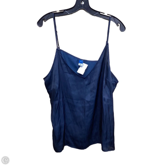 Top Sleeveless By Old Navy In Blue, Size: Xl