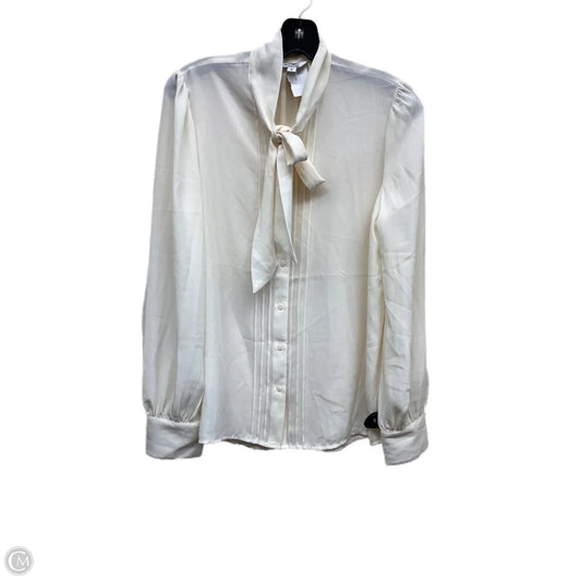 Top Long Sleeve By Express In Beige, Size: M