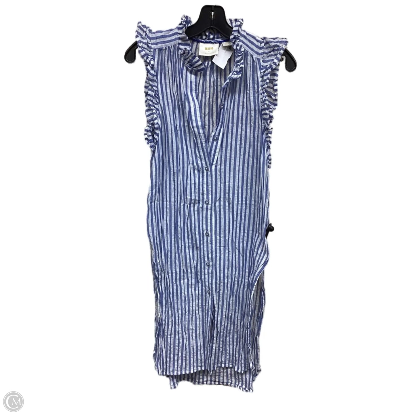 Dress Casual Midi By Maeve In Striped Pattern, Size: Xs